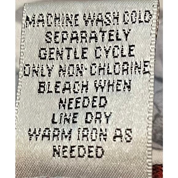 MILLENIUM LONG SLV, BUTTON-UP, POINTED COLLAR SHIRT, WOMENS, 3X, RED GREY PLAID - Picture 12 of 12